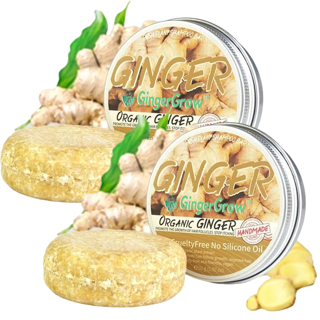 GingerGrow™ | סבון שמפו לצמיחת שיער בזנגביל
