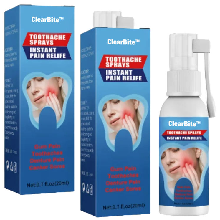 ClearBite™ | תרסיס טיפולי לכאבי שיניים