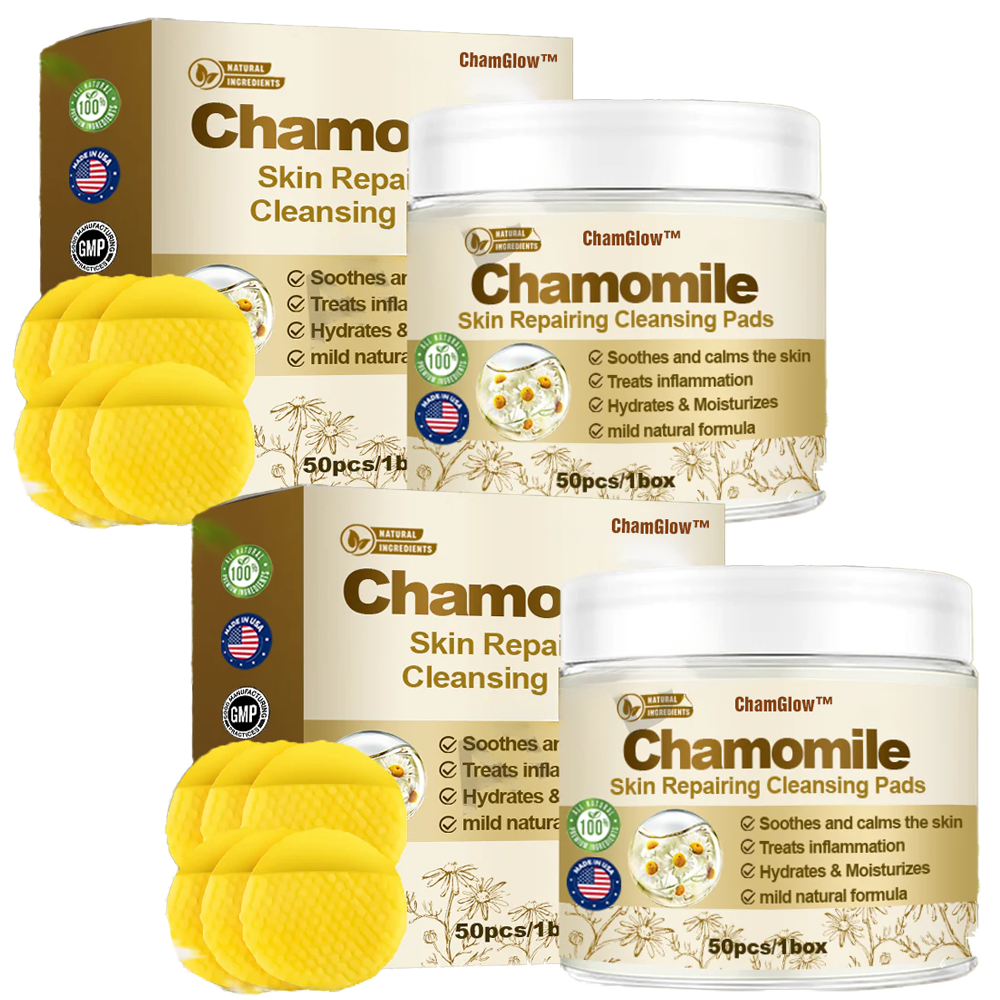 ChamGlow™ | פדים לניקוי ותיקון העור עם קמומיל