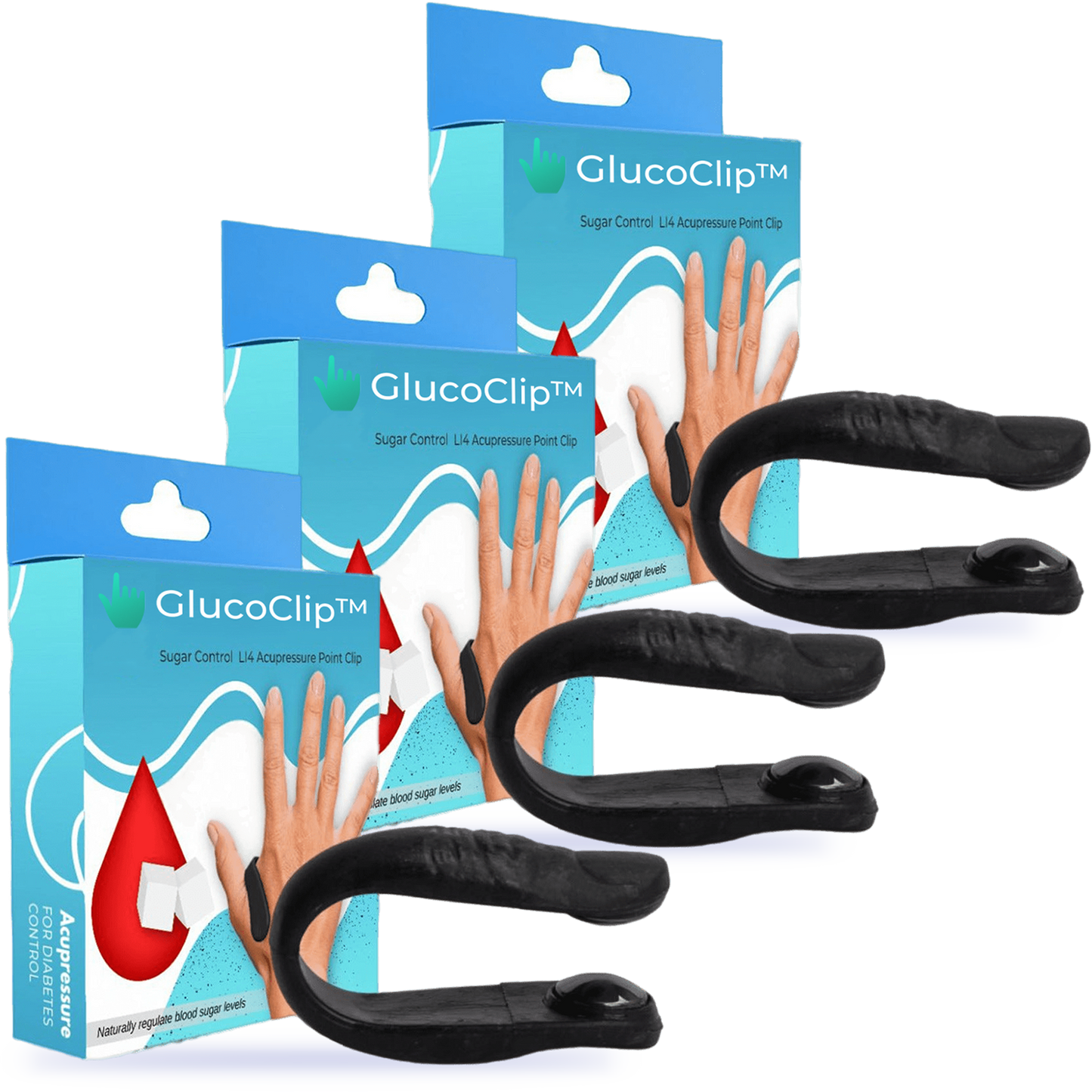 GlucoClip™ | קליפ לשליטה בסוכר LI4 אקופרסורה!