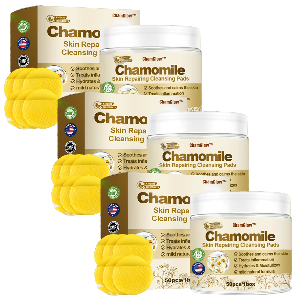ChamGlow™ | פדים לניקוי ותיקון העור עם קמומיל