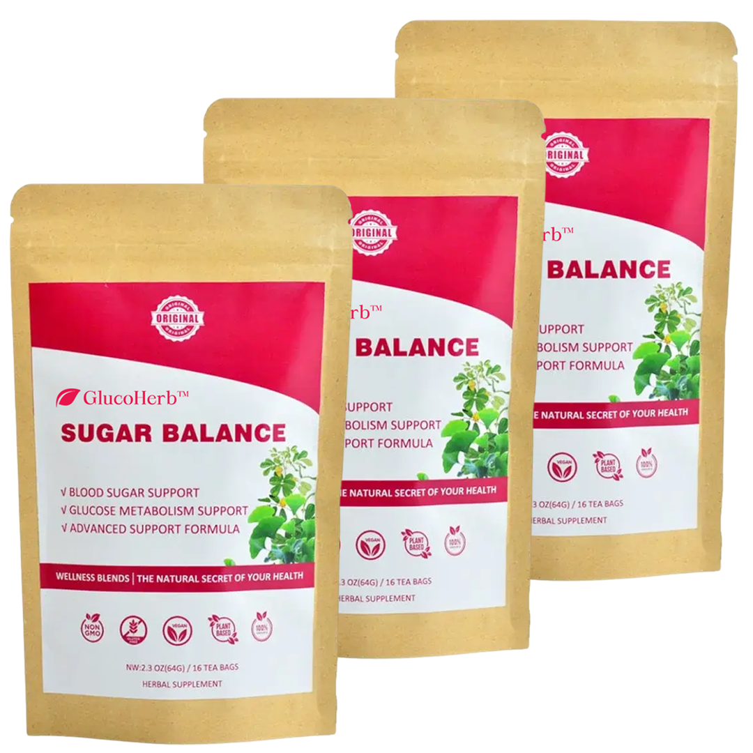 GlucoHerb™ | תה לאיזון רמות הסוכר בדם