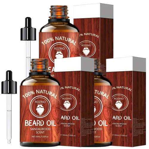BeardBloom™ | שמן לזקן מרטיב טבעי עם ניחוח עץ הסנדל