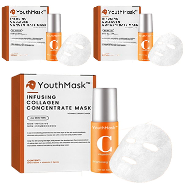 YouthMask™ | מסכת נגד הזדקנות עם הזרקת קולגן