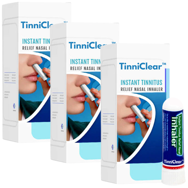TinniClear™ | משאף אף להקלה מיידית בטינטון