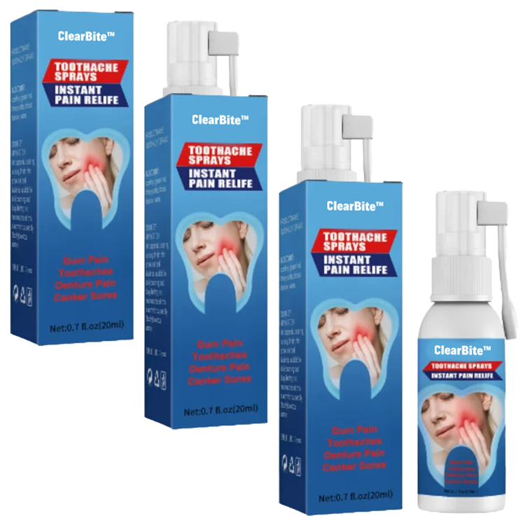 ClearBite™ | תרסיס טיפולי לכאבי שיניים