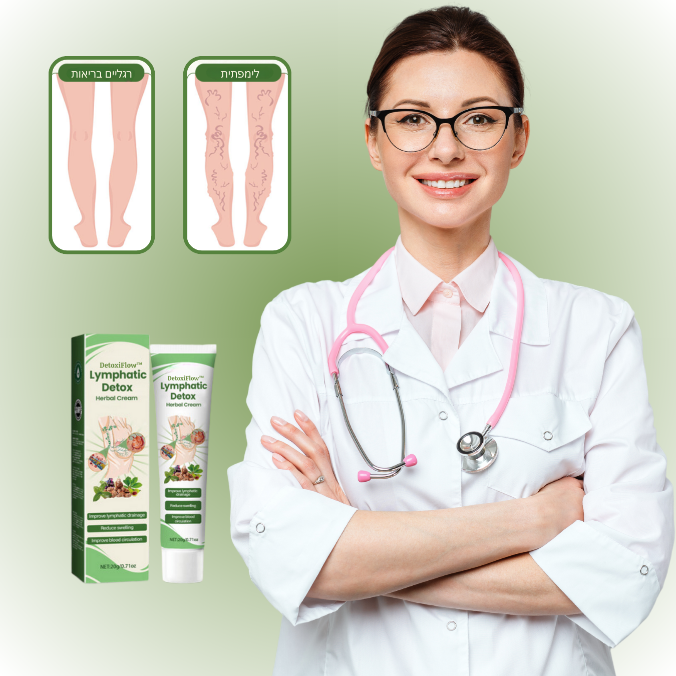 DetoxiFlow™ | מנקז רעלים ונפיחות ב-95% בתוך 7 ימים!