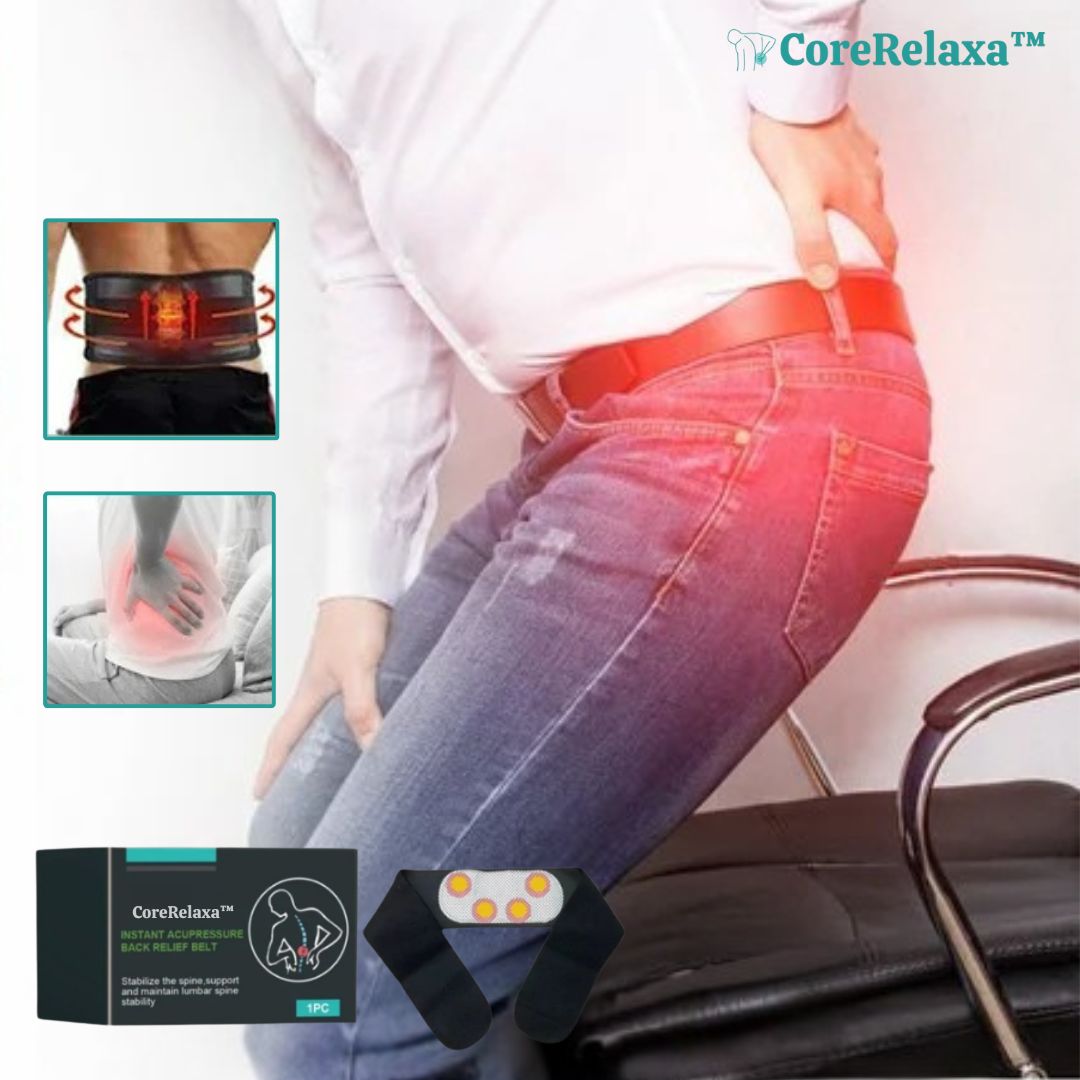 CoreRelaxa™ | מקל על כאבי סכיאטיקה וגב ב-92% תוך 30 דקות!