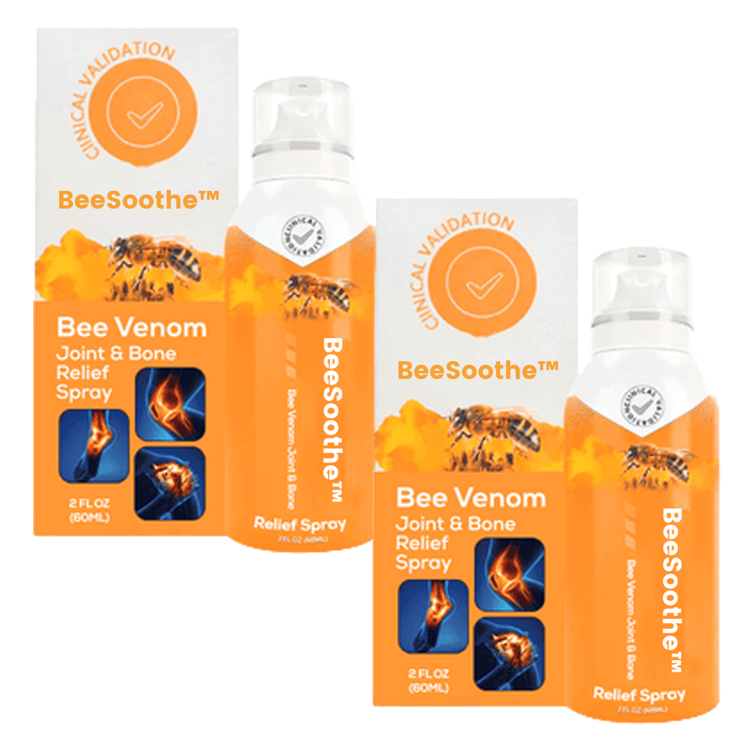 BeeSoothe™ | תרסיס הקלה למפרקים ועצמות באמצעות רעל דבורים